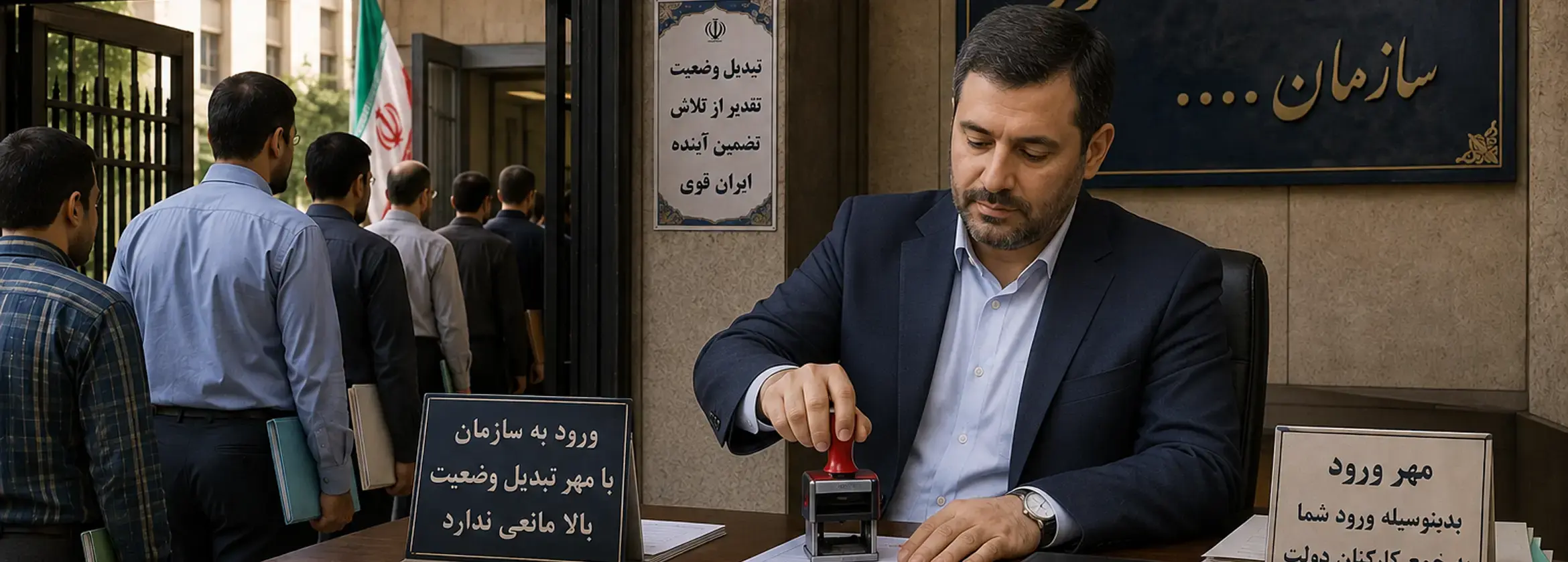 تصویر بررسی طرح تبدیل وضعیت نیروهای شرکتی